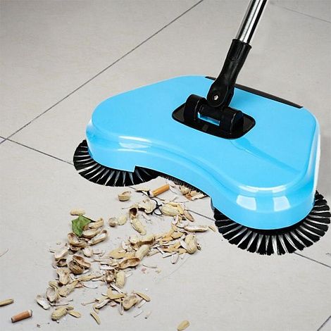 Автоматический веник для уборки Magic Sweeper синий