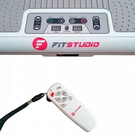 Виброплатформа с эспандерами Powerful Step FitStudio