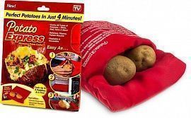 Мешочек для приготовления картофеля в микроволновой печи Potato Express