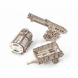 Деревянный конструктор (3D пазл) UGEARS - Дополнение к грузовику UGM-11