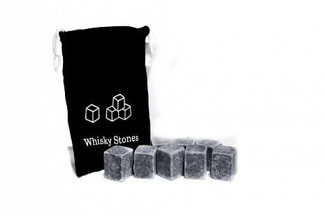 Камни для охлаждения виски Whiskey stones (8 кубиков)