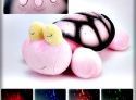 Ночник проектор звездного неба Музыкальная черепаха (USB - Snail Turtle) розовая